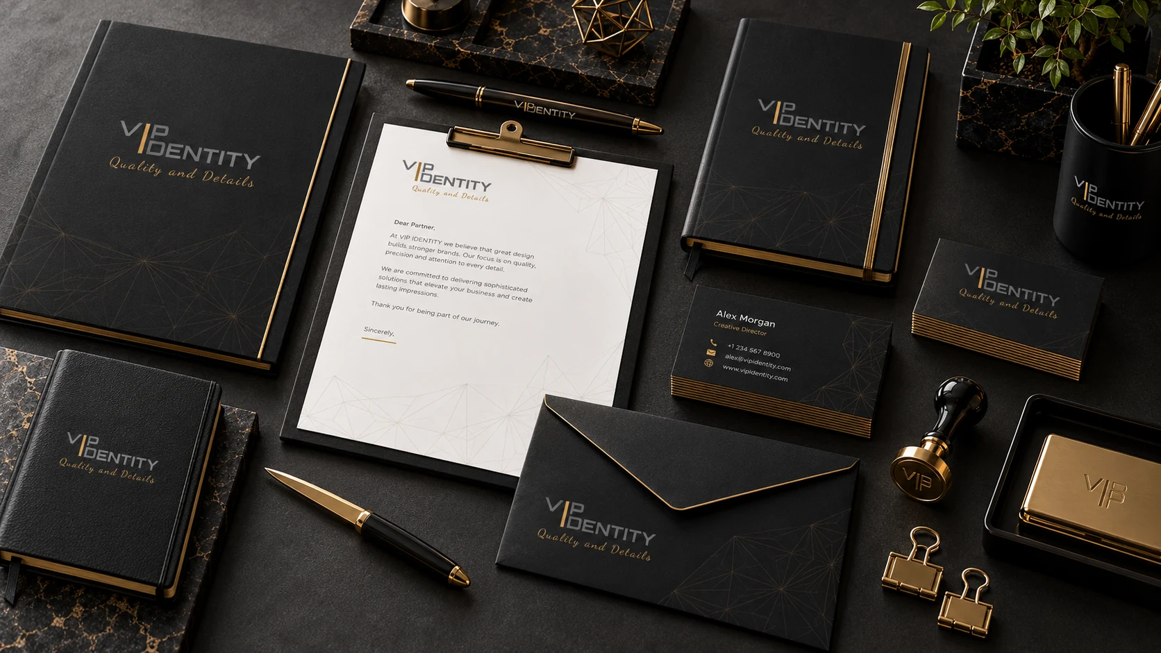 VIP IDENTITY — Stationery